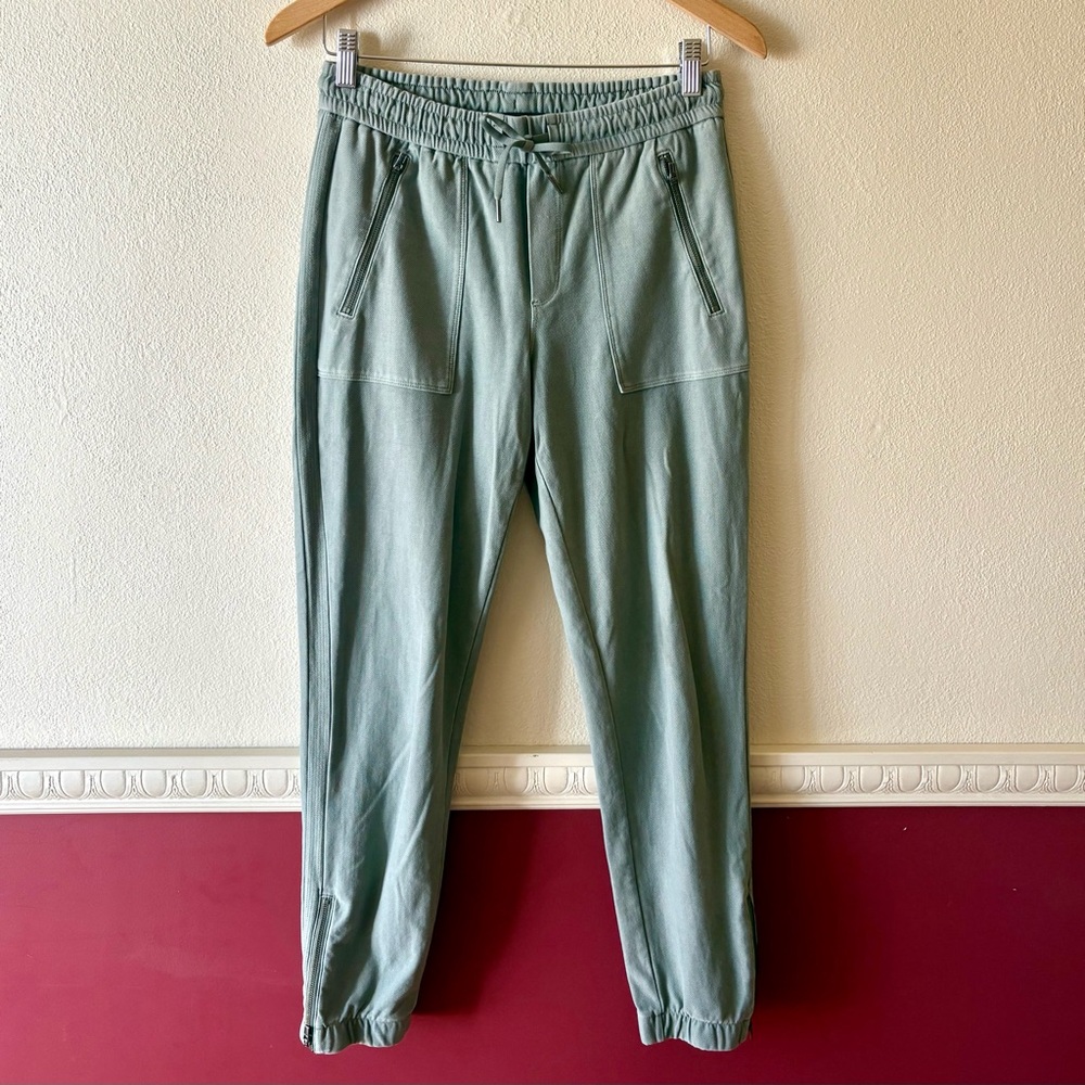 Athleta joggers in sage green